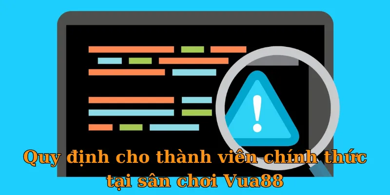 Quy định cho thành viên chính thức tại sân chơi Vua88
