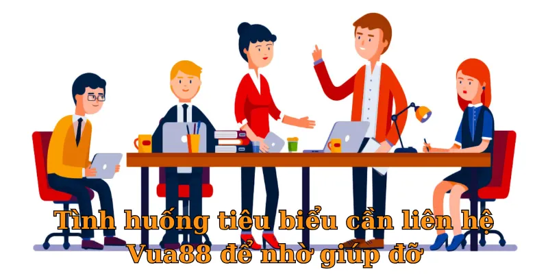 Tình huống tiêu biểu cần liên hệ Vua88 để nhờ giúp đỡ